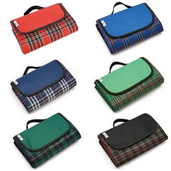 Tappetino da picnic all'aperto in tessuto Oxford scozzese con LOGO personalizzato