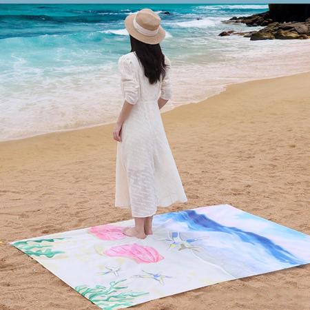 Tappetino da spiaggia leggero Tappetino da picnic all'aperto Panno impermeabile a prova di umidità 