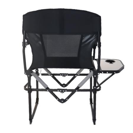 Sedia da campeggio pieghevole da regista portatile 600D Oxford Outdoor Relax con tavolino 