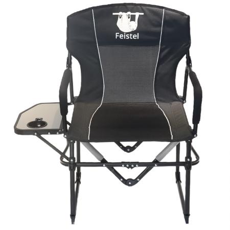 Sedia da campeggio pieghevole da regista portatile 600D Oxford Outdoor Relax con tavolino 