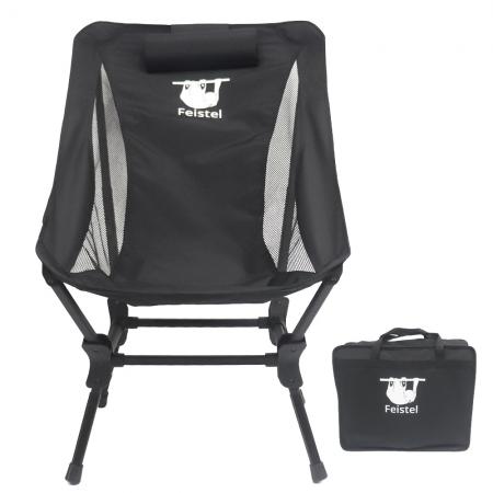 Sedia da giardino logo personalizzato in alluminio leggero sedia da campeggio pieghevole