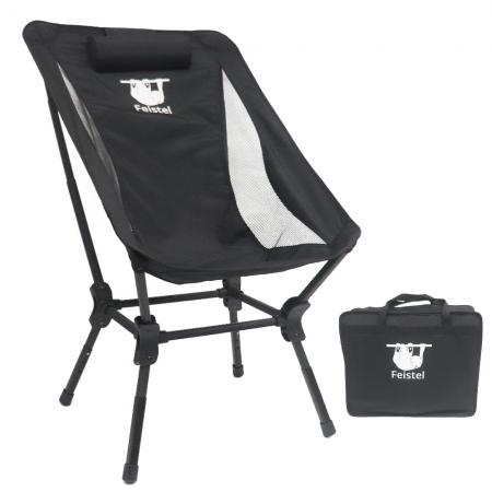 Sedia da giardino logo personalizzato in alluminio leggero sedia da campeggio pieghevole