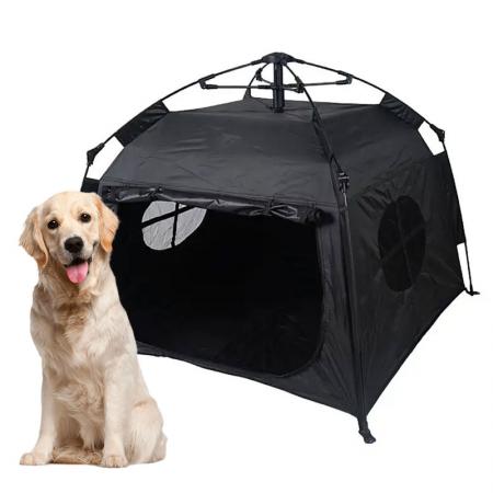 Tenda da campeggio portatile per animali domestici, cuccia per cani pieghevole automatica per uso domestico, antipioggia, protezione solare