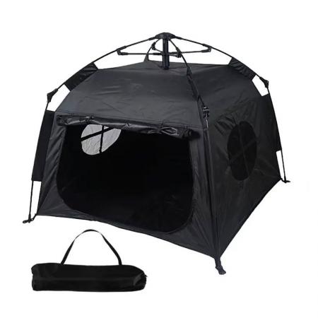 Tenda da campeggio portatile per animali domestici, cuccia per cani pieghevole automatica per uso domestico, antipioggia, protezione solare