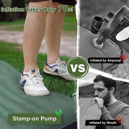 Materassino gonfiabile leggero da campeggio, attrezzatura per esterni, materassini da viaggio