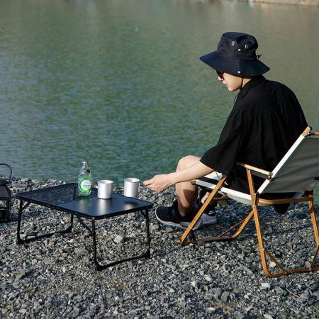 Tavolo da campeggio in rete portatile ultraleggero per mobili da giardino da esterno, tavolo pieghevole in alluminio IGT