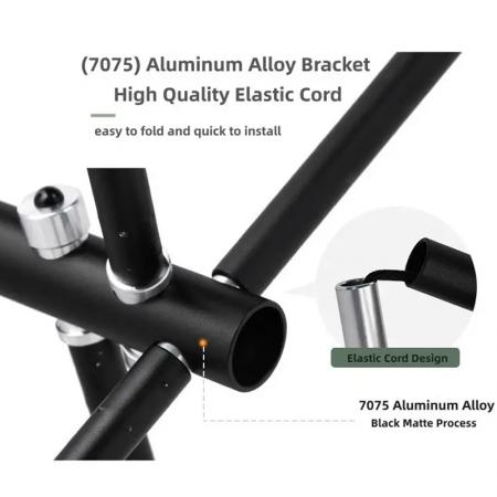 Sedia da spiaggia pieghevole personalizzata con tasche laterali, sedie da campeggio impacchettabili 