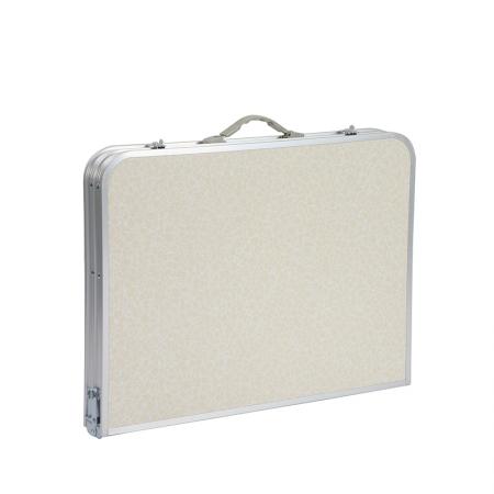 Tavolo da campeggio portatile in lega di alluminio, altezza regolabile, tavolo da barbecue da spiaggia multifunzionale per esterni 