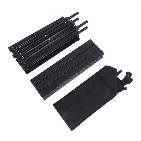 Tavolo da spiaggia pieghevole ultraleggero con borsa per il trasporto, tavolo da campeggio per picnic e cucina da viaggio all'aperto 