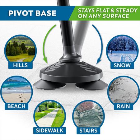 Nuovo bastone da passeggio per anziani, bastoni pieghevoli, impugnature a T, stampelle stabili per anziani, bastone antiscivolo pieghevole per escursioni, passeggiate per anziani 