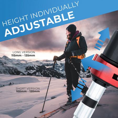 Bastoncini da passeggio pieghevoli in alluminio leggero 7075 con impugnatura in sughero per adulti e bambini 