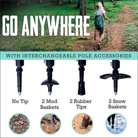 Bastoni da passeggio telescopici leggeri per bambini 