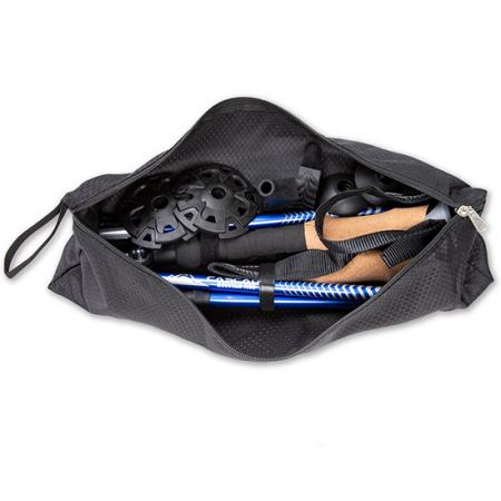 Bastoncini da trekking Bastoni da corsa pieghevoli leggeri da escursionismo con impugnature in sughero naturale Chiusure a scatto con borsa per il trasporto 