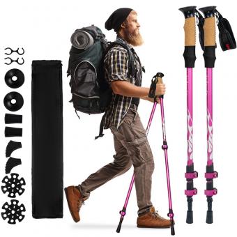 Bastoncino da trekking nordico in alluminio 7075