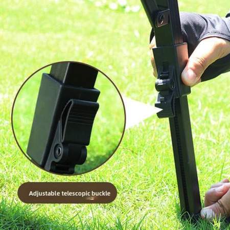 Tavolo da campeggio IGT pieghevole a forma di X in alluminio leggero e regolabile in altezza per esterni 