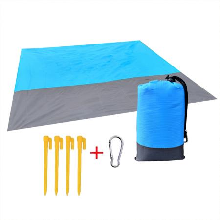 Tappetino da spiaggia impermeabile, tappetino da picnic portatile per esterni, telo da campeggio, coperta da terra 