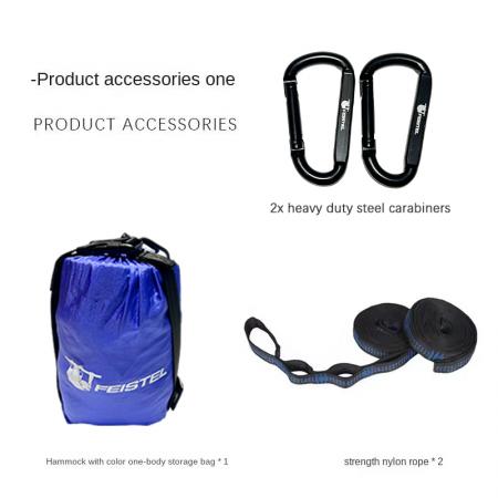Amaca portatile di alta qualità in nylon e tessuto, impermeabile, ideale per il campeggio. 
