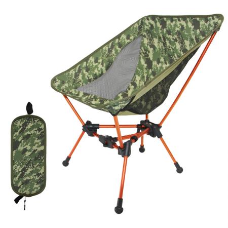 Sedia a luna portatile da esterno per picnic, pesca, campeggio leggero, sedia pieghevole da spiaggia 