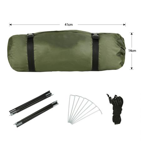 Tenda da campeggio a doppio strato per tutte le stagioni, completamente automatica, con protezione solare, ideale per esterni. 