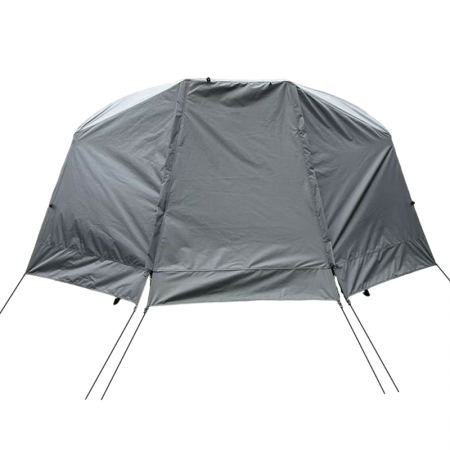 Tenda da campeggio impermeabile per viaggi, escursioni e attività all'aperto con veranda, struttura a una camera da letto, facile da montare.