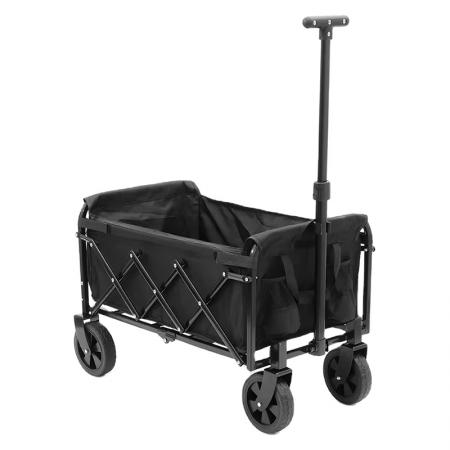 Carrello pieghevole multiuso per giardino, robusto, con telaio in acciaio inossidabile, personalizzabile OEM.