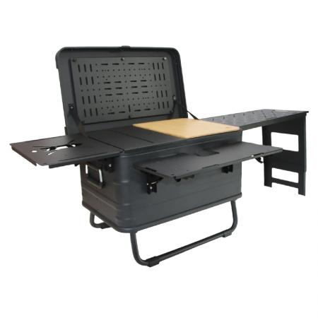 Scatola in alluminio IGT per esterni, accessori combinati leggeri, set di scatole da campeggio in lega di alluminio 