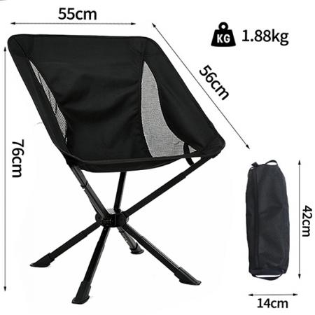Sedia pieghevole in alluminio con ombrello e rivestimento in tessuto Oxford, ideale per viaggi in fuoristrada, camera da letto, campeggio e attività all'aperto.