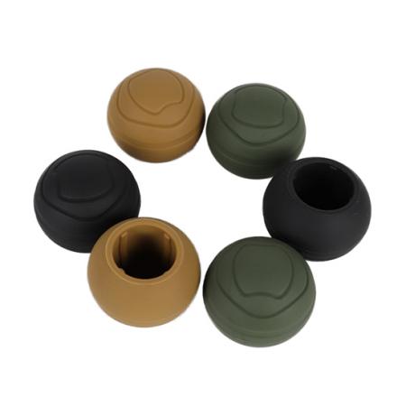 Base sferica in silicone anti-cedimento per sedia da campeggio, con piedini resistenti all'usura, ideale per il campeggio. 