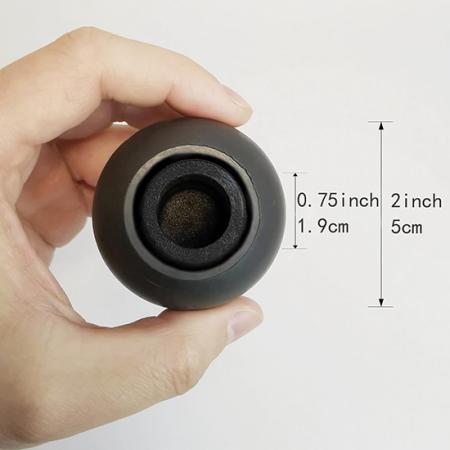 Base sferica in silicone anti-cedimento per sedia da campeggio, con piedini resistenti all'usura, ideale per il campeggio. 
