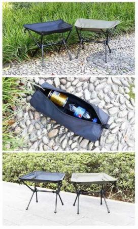 Sgabello/sedia da campeggio ultraleggero e portatile in lega di alluminio per picnic, escursionismo, pesca e altri usi all'aperto. 