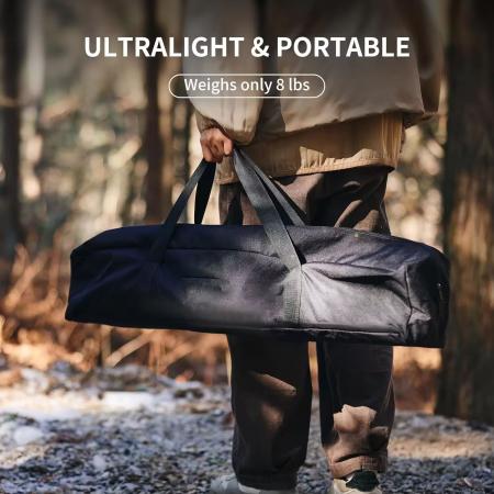 Tavolo da campeggio moderno pieghevole IGT, leggero e portatile, in alluminio, con borsa per il trasporto.