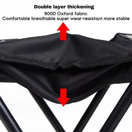 Sgabello pieghevole personalizzato da esterni a forma di borsa, sedia pieghevole portatile da campeggio Small Mazars 