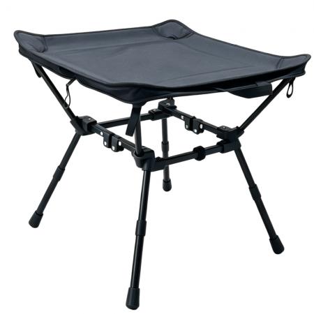 Mini sgabello da campeggio quadrato in alluminio, sedia pieghevole portatile ultraleggera, tavolino da campeggio compatto 2 in 1 da viaggio 