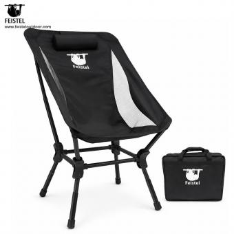 Sedia da campeggio pieghevole con borsa di trasporto