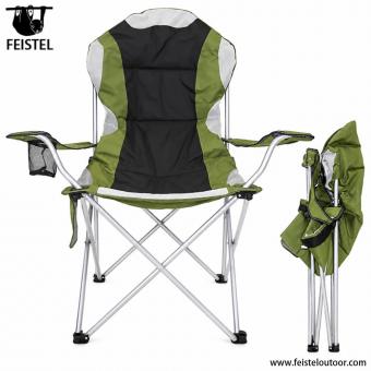 Sedia da campeggio pieghevole oversize con braccioli