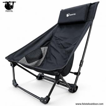 Sedia da campeggio a dondolo reclinabile XL