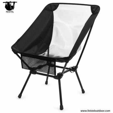 Sedia da campeggio portatile leggera da 1,35 kg – Sedia pieghevole ultraleggera in alluminio 7075, capacità 150 kg 