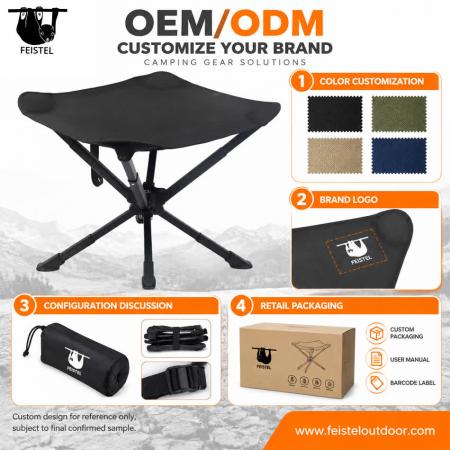Sgabello a 3 Gambe Oversize – Grande Sgabello da Campeggio a Treppiede Pieghevole con Telaio in Alluminio 7075, Seduta in Rete di Poliestere 600D e Portata 150kg 
